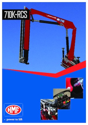 Hydrauliczne żurawie do załadunku HMF 710-K1-RCS