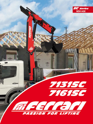 Hydrauliczne żurawie do załadunku Ferrari® 7131SC A2 