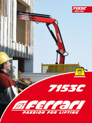 Hydrauliczne żurawie do załadunku Ferrari® 7153C A4 