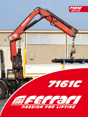 Hydrauliczne żurawie do załadunku Ferrari® 7161C A6 