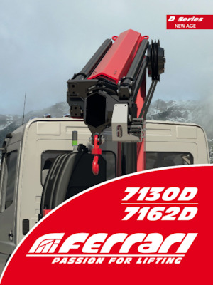 Hydrauliczne żurawie do załadunku Ferrari® 7162D A4 