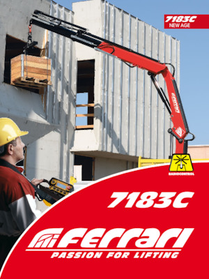 Hydrauliczne żurawie do załadunku Ferrari® 7183C A6 