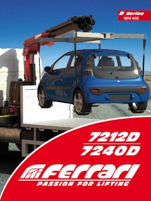 Hydrauliczne żurawie do załadunku Ferrari® 7212D A2 
