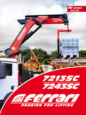 Hydrauliczne żurawie do załadunku Ferrari® 7243SC A4