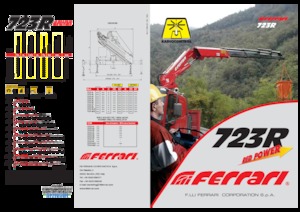 Hydrauliczne żurawie do załadunku Ferrari® 723R A6 