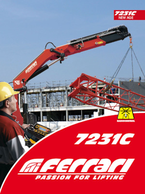 Hydrauliczne żurawie do załadunku Ferrari® 7231C A5 