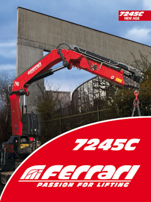 Hydrauliczne żurawie do załadunku Ferrari® 7245C A5 J3 