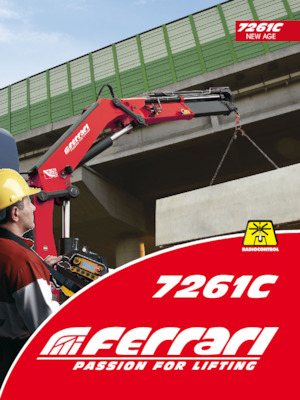 Hydrauliczne żurawie do załadunku Ferrari® 7261C A5 J3 