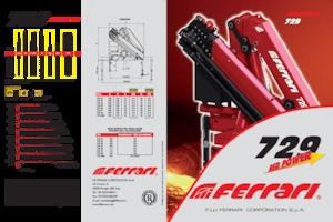 Hydrauliczne żurawie do załadunku Ferrari® 729R A3 