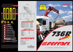 Hydrauliczne żurawie do załadunku Ferrari® 736R A2 