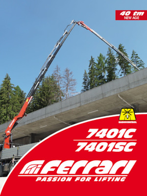 Hydrauliczne żurawie do załadunku Ferrari® 7401C A7