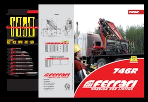 Hydrauliczne żurawie do załadunku Ferrari® 746R A4 