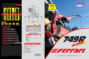 Hydrauliczne żurawie do załadunku Ferrari® 749R A4 