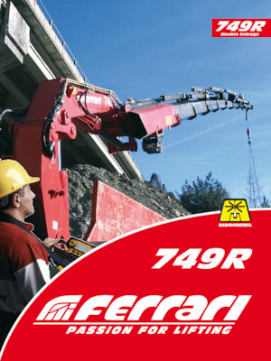 Hydrauliczne żurawie do załadunku Ferrari® 749R A6 J4 