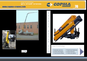 Hydrauliczne żurawie do załadunku COPMA 2000 78.2