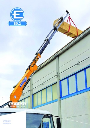 Hydrauliczne żurawie do załadunku Effer 80.2 2S