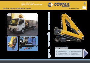 Hydrauliczne żurawie do załadunku COPMA 2000 80.4