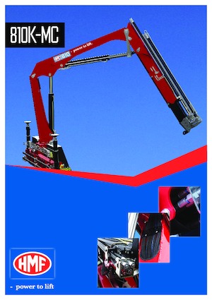 Hydrauliczne żurawie do załadunku HMF 810-K2