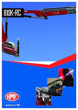 Hydrauliczne żurawie do załadunku HMF 810-K3-RC