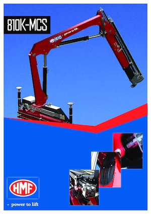 Hydrauliczne żurawie do załadunku HMF 810-K2-MCS