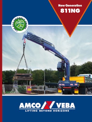 Hydrauliczne żurawie do załadunku Amco Veba 811NG-3 S