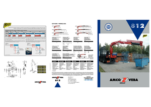 Hydrauliczne żurawie do załadunku Amco Veba 812-5 S