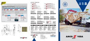 Hydrauliczne żurawie do załadunku Amco Veba 815-3 S