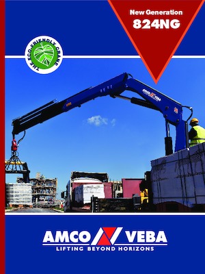 Hydrauliczne żurawie do załadunku Amco Veba 824NGT-3 S 