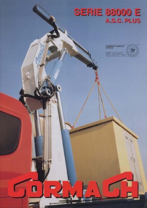 Hydrauliczne żurawie do załadunku Cormach 88000 E6JIB153 A.S.C. Plus