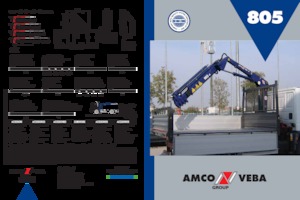 Hydrauliczne żurawie do załadunku Amco Veba 905-4 S