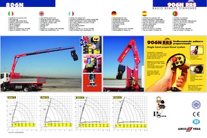 Hydrauliczne żurawie do załadunku Amco Veba 906N-4 S