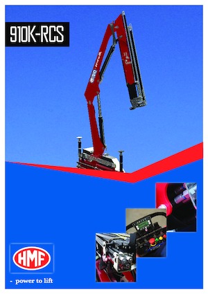 Hydrauliczne żurawie do załadunku HMF 910-K1-RCS