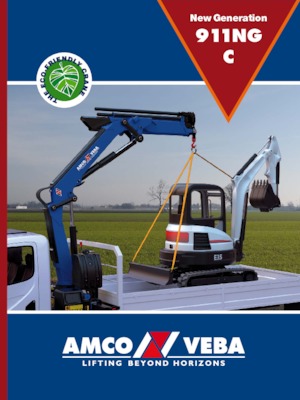 Hydrauliczne żurawie do załadunku Amco Veba 911NGC-2 S 
