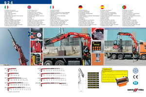 Hydrauliczne żurawie do załadunku Amco Veba 924-8 S