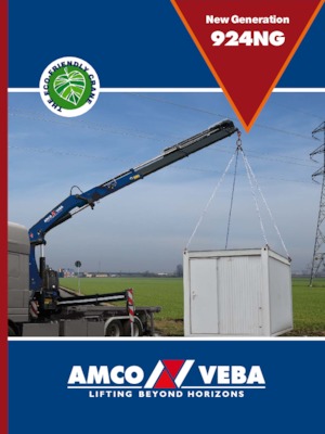 Hydrauliczne żurawie do załadunku Amco Veba 924NG-4 SJ3 