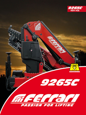 Hydrauliczne żurawie do załadunku Ferrari® 9265C A6 J2 