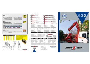 Hydrauliczne żurawie do załadunku Amco Veba 933-5 S