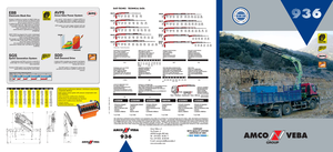 Hydrauliczne żurawie do załadunku Amco Veba 936-4 S