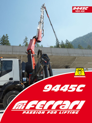 Hydrauliczne żurawie do załadunku Ferrari® 9445C A6 J1005