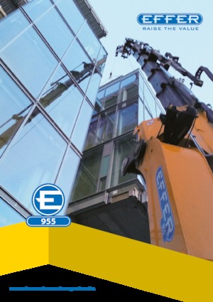 Hydrauliczne żurawie do załadunku Effer 955 8S