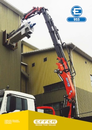 Hydrauliczne żurawie do załadunku Effer 955 8S