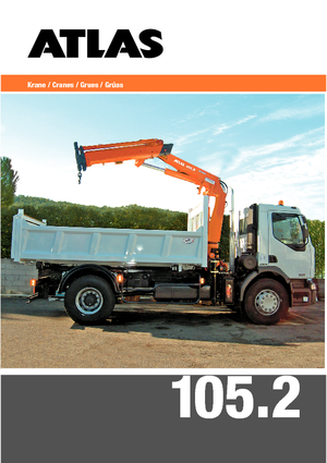 Hydrauliczne żurawie do załadunku Atlas AK 105.2 A1L