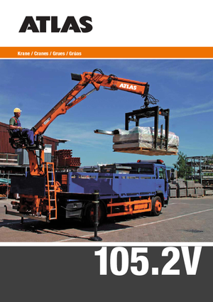Hydrauliczne żurawie do załadunku Atlas AK 105.2 A12V