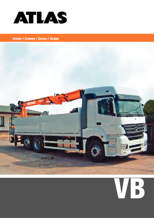 Hydrauliczne żurawie do załadunku Atlas AK 125.2 VB A12