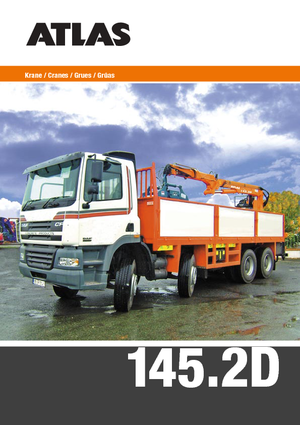 Hydrauliczne żurawie do załadunku Atlas AK 145.2 D A3