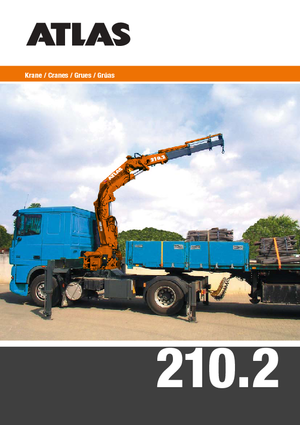 Hydrauliczne żurawie do załadunku Atlas AK 210.2 A8