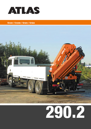 Hydrauliczne żurawie do załadunku Atlas AK 290.2 E A6