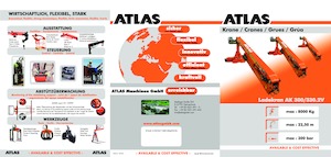 Hydrauliczne żurawie do załadunku Atlas AK 300.2 A21 