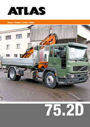 Hydrauliczne żurawie do załadunku Atlas AK 75.2 D A1