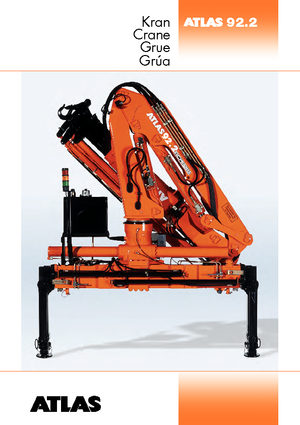 Hydrauliczne żurawie do załadunku Atlas AK 92.2 A2